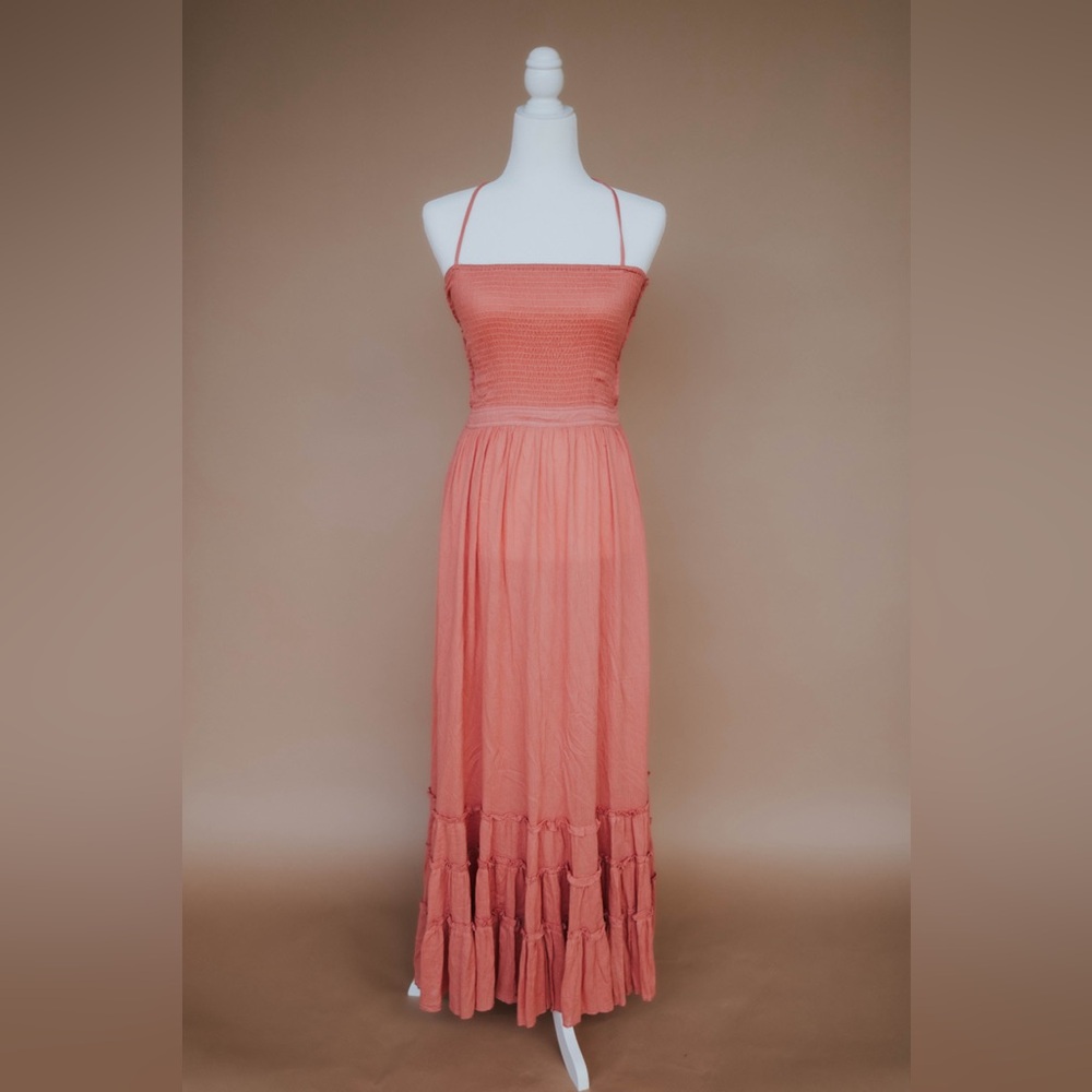 Boho Pink Maxi Dress